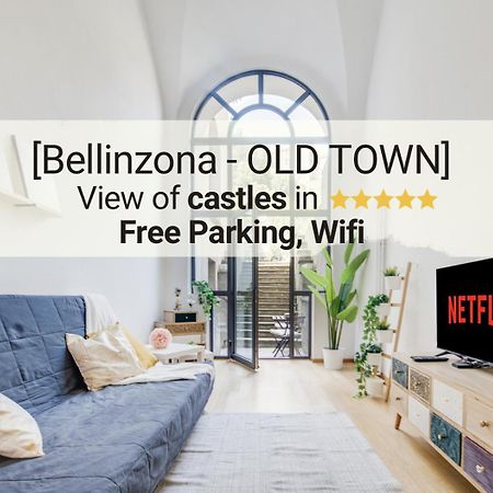 Apartament Bellinzona-Centro Storico Vista Castelli A ☆☆☆☆☆ Zewnętrze zdjęcie